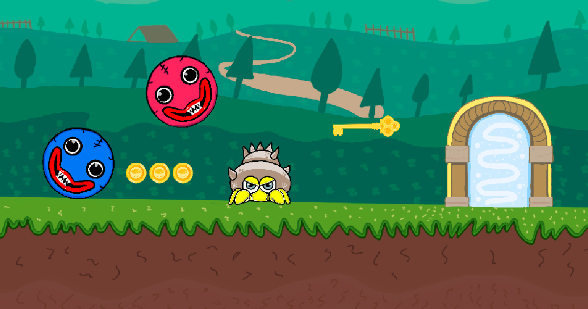 Image Blue and Red Ball