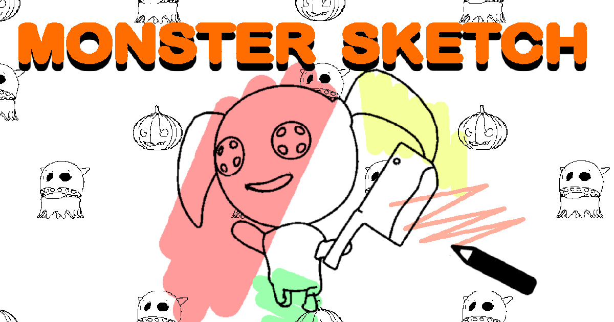 Image Monster Sketch Drawing Game